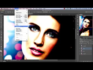 changing makeup with frequency separation in photoshop (removing make-up)