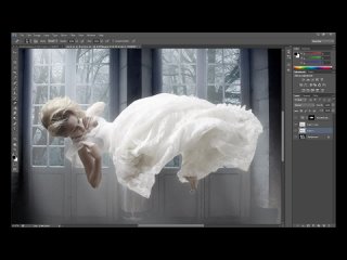 levitation effect manipulation - photoshop tutorial