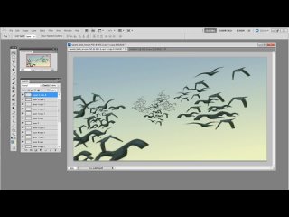 2 - photoshop painting - making a swarm