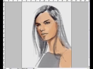 photoshop cs3 - draw woman